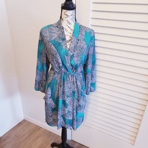 ECLAIR BLUE AND GRAY DRESS